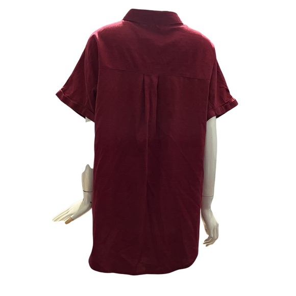 Apraw  Top Burgundy - Picture 2 of 7